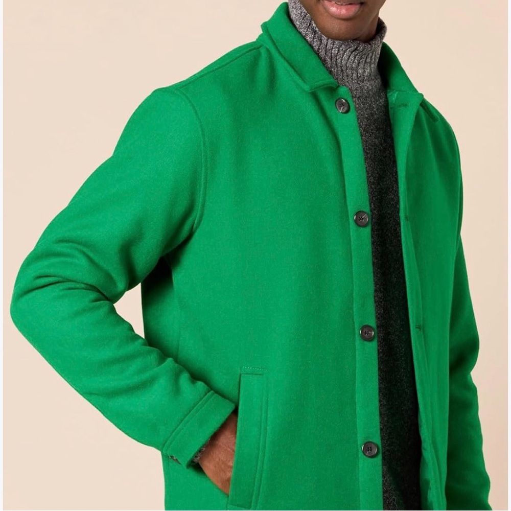 Amazon Essentials Vibrant Green Jacket NWT - image 5